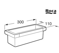 MEDIDAS CONTENEDOR DUCHA TEMPO ROCA